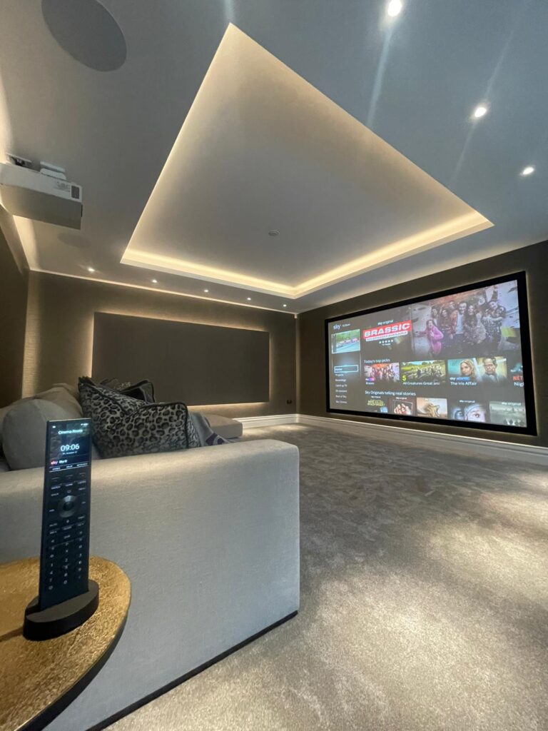 Bespoke cinema room